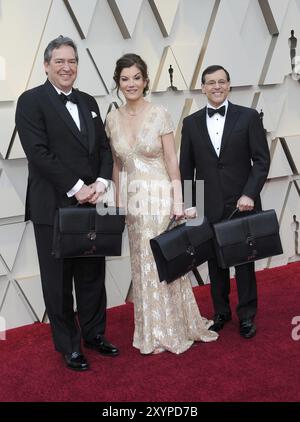 PricewaterhouseCoopers Vertreter bei den 91. Annual Academy Awards, die am 24. Februar 2019 im Hollywood and Highland in Los Angeles, USA, stattfanden Stockfoto