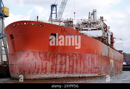 Uisge Gorm, FPSO, im Hamburger Hafen, Uisge Gorm, FPSO, im Hafen von Hamburg, Deutschland, Europa Stockfoto