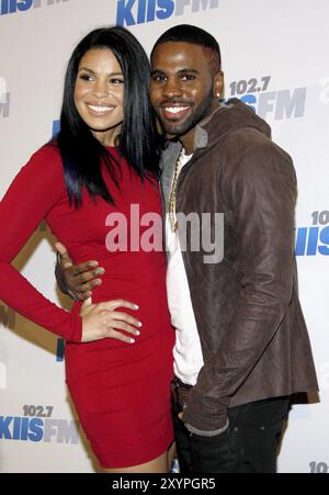 Jordin Sparks und Jason Derulo beim Jingle Ball 2012 von KIIS FM im Nokia Theater LA Live in Los Angeles am 1. Dezember 2012. Kredit: Lumeima Stockfoto