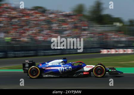 Während des Trainings am 30. August, der Formel 1 Pirelli Gran Premio d'Italia 2024, der auf der Autodromo Nazionale di Monza in Monza (MB) Italien stattfinden soll - 29. August bis 1. September 2024 Credit: Alessio de Marco/Alamy Live News Stockfoto