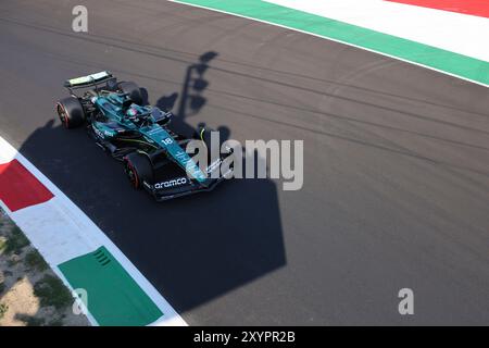 Monza, Italien. 30. August 2024. 18Lance Spaziergang (Aston Martin Aramco Formel-1-Team, #18), ITA, Formel-1-Weltmeisterschaft, Grand Prix von Italien, Freies Training 2, 30.08.2024 Foto: Eibner-Pressefoto/Annika Graf Credit: dpa/Alamy Live News Stockfoto