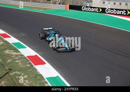 Monza, Italien. 30. August 2024. 18Lance Spaziergang (Aston Martin Aramco Formel-1-Team, #18), ITA, Formel-1-Weltmeisterschaft, Grand Prix von Italien, Freies Training 2, 30.08.2024 Foto: Eibner-Pressefoto/Annika Graf Credit: dpa/Alamy Live News Stockfoto