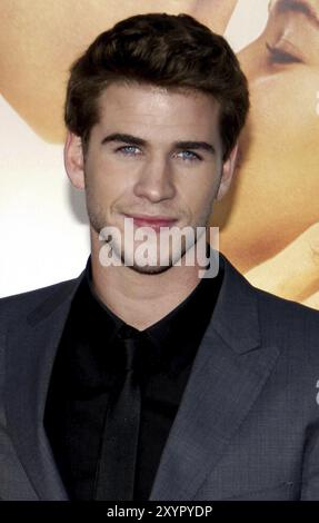 Liam Hemsworth bei der Premiere von „The Last Song“ in Los Angeles am 25. März 2010 in den ArcLight Cinemas in Hollywood, USA Stockfoto