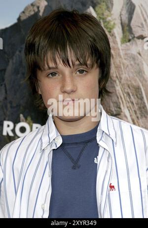 WESTWOOD, KALIFORNIEN, 23. APRIL 2006: Josh Hutcherson bei der Premiere von RV in Los Angeles am 23. April 2006 im Mann Village Theatre in Westwood, USA Stockfoto
