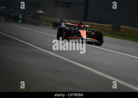 Monza, Italien. 30. August 2024. 81 während des Trainings, am 30. August, der Formel 1 Pirelli Gran Premio d'Italia 2024, geplant auf der Autodromo Nazionale di Monza in Monza (MB) Italien - 29. August bis 1. September 2024 (Foto: Alessio de Marco/SIPA USA) Credit: SIPA USA/Alamy Live News Stockfoto