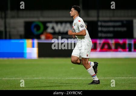 VELSEN - ZUID, NIEDERLANDE - AUGUST 30: Reda Kharchouch vom SC Telstar während des niederländischen Keuken Kampioen Divisie Spiels zwischen SC Telstar und Jong AZ im Stadion 711 am 30. August 2024 in Velsen - Zuid, Niederlande. (Foto: Jan Mulder/Orange Pictures) Stockfoto