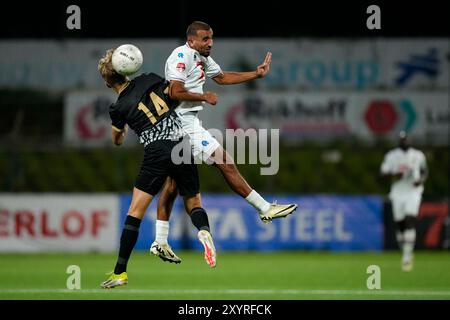 VELSEN - ZUID, NIEDERLANDE - AUGUST 30: Während des niederländischen Keuken Kampioen Divisie Spiels zwischen SC Telstar und Jong AZ im Stadion 711 am 30. August 2024 in Velsen - Zuid, Niederlande. (Foto: Jan Mulder/Orange Pictures) Stockfoto