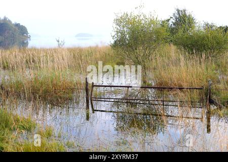 Überschwemmungen im Lake District nach starken Regenfällen aufgrund des Klimawandels Stockfoto