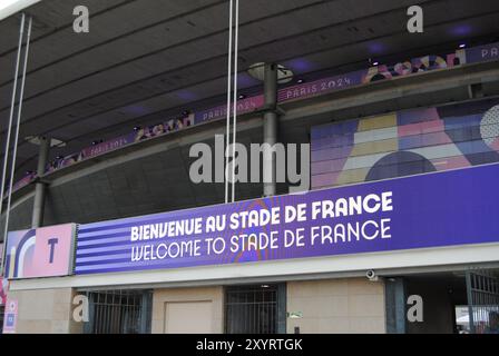 Saint-Denis, Frankreich - August 30 2024: Paralympische Spiele 2024 in Stade de France. Stockfoto