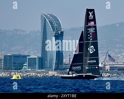 Louis Vuitton 37. America’s Cup Preliminary Regatta Barcelona Spanien August 2024 Stockfoto