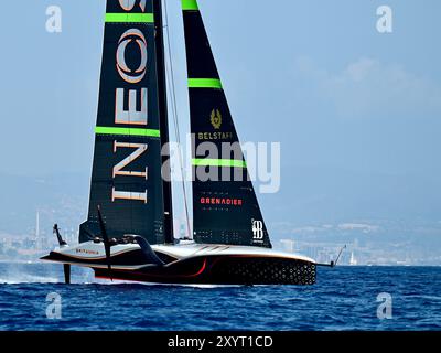 Louis Vuitton 37. America’s Cup Preliminary Regatta Barcelona Spanien August 2024 Stockfoto