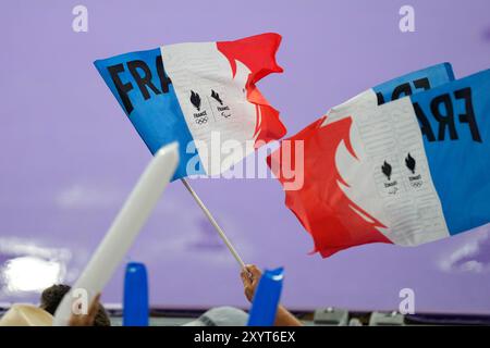 Paris, Frankreich. 30. August 2024. Allgemeine Ansicht Leichtathletik : Allgemeine Ansicht im Stade de France während der Paralympischen Spiele 2024 in Paris, Frankreich. Quelle: SportsPressJP/AFLO/Alamy Live News Stockfoto