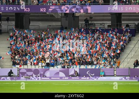 Paris, Frankreich. 30. August 2024. Allgemeine Ansicht Leichtathletik : Allgemeine Ansicht im Stade de France während der Paralympischen Spiele 2024 in Paris, Frankreich. Quelle: SportsPressJP/AFLO/Alamy Live News Stockfoto