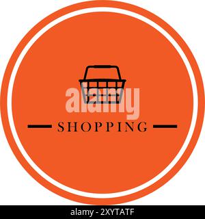 Premium-Shopping-Logo Stock Vektor