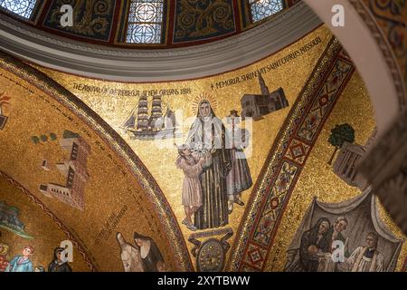 Mosaike in der Kathedrale von St. Louis, Missouri, USA Stockfoto