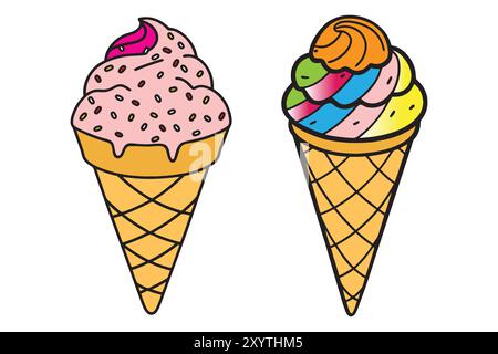 Eis Set Vektor Stock Vektor