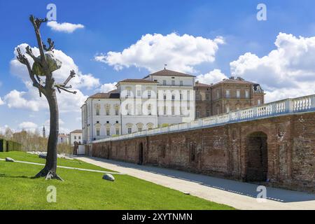 Der königliche Palast von Venaria, eine der Residenzen des Königshauses Savoyen, in die UNESCO-Liste des Weltkulturerbes aufgenommen Stockfoto