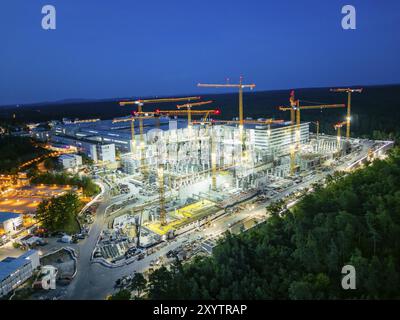 Die Infineon Technologies AG ist ein deutscher Halbleiterhersteller. Das Unternehmen hat seinen Hauptsitz in Neubiberg (Landkreis München) und ist an der F notiert Stockfoto