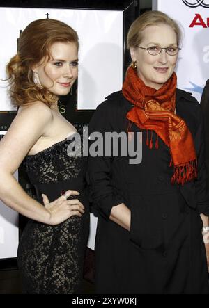 Meryl Streep und Amy Adams bei der AFI FEST 2008 Eröffnungsnacht Filmpremiere von 'Doubt', die am November im Grauman's Chinese Theatre in Hollywood stattfand Stockfoto