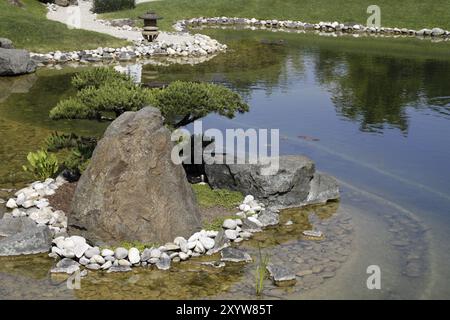 Japanischer Garten in Bad Langensalza Stockfoto