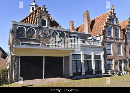 Edam, Niederlande. Februar 2023. Der Käsemarkt in Edam, Holland Stockfoto