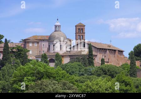 Rome Santi Giovanni e Paolo, Rome Santi Giovanni e Paolo 02 Stockfoto