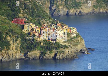 Cinque Terre Manarola 06 Stockfoto