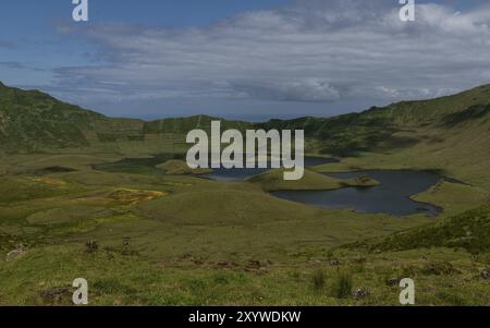 CALDEIRA, Insel corvo, azoren Stockfoto