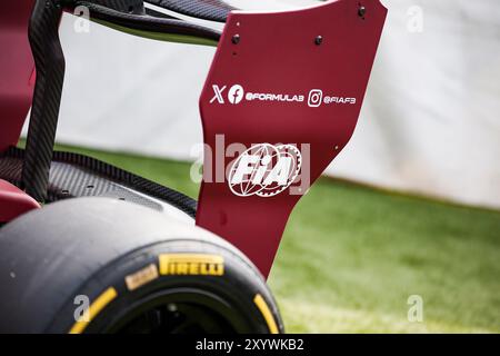 Monza, Italie. 31. August 2024. Heckflügel, Mittagessen der neuen Formel 3 während der 10. Runde der FIA Formel-3-Meisterschaft 2024 vom 30. August bis 1. September 2024 auf dem Autodromo Nazionale Monza in Monza, Italien - Foto Eric Alonso/DPPI Credit: DPPI Media/Alamy Live News Stockfoto