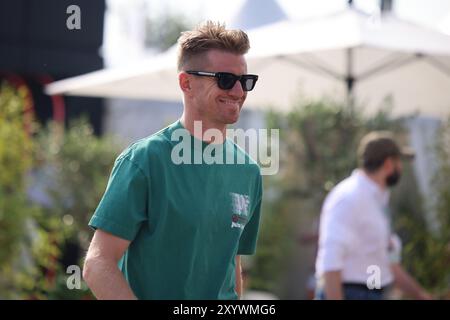 Nico Huelkenberg (MoneyGram Haas F1 Team, #27) , ITA, Formel 1 Weltmeisterschaft, Grand Prix von Italien, Autodromo Nazionale Monza, 31.08.2024 Foto: Eibner-Pressefoto/Annika Graf Stockfoto