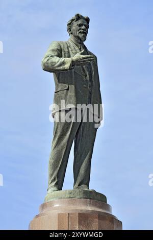 Denkmal für den revolutionären Führer Michail Iwanowitsch Kalinin. Kaliningrad, Russland, Europa Stockfoto