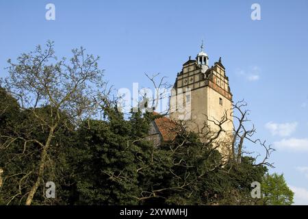 Schloss Strehla im Stadtteil Riesa-Grossenhain Stockfoto
