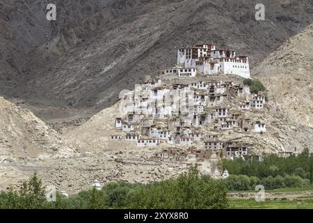 Das buddhistische Kloster Chemre in Ladakh, Indien, Asien Stockfoto