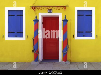 Burano Stockfoto