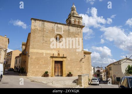 Pfarrkirche Santa Eugenia, Santa Eugenia, Mallorca, balearen, Spanien, Europa Stockfoto