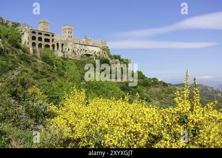 Sant Pere de Rodes, Siglos VIII-IX, Parque Natural del cabo de Creus, Girona, Katalonien, Spanien, Europa Stockfoto