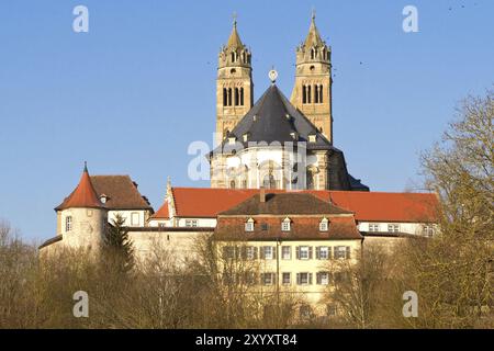 Das Schloss Comburg bei Schwaebisch Hall Stockfoto