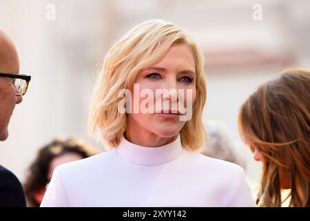 Cate Blanchett besucht einen roten Teppich für „Disclaimer - Chapter 5-7“ während des 81. Internationalen Filmfestivals von Venedig am 30. August 2024 in Venedig, IT Stockfoto