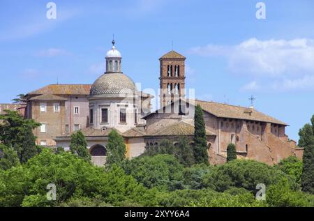 Rome Santi Giovanni e Paolo, Rome Santi Giovanni e Paolo 03 Stockfoto