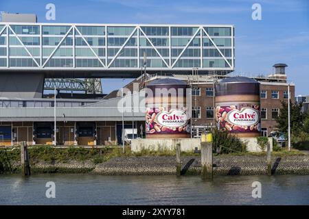 Das Gelände der ehemaligen Margarinefabrik und Hauptquartier von Unilever im Stadtteil Feijenoord, wo ein neuer Stadtteil mit bis zu 200 Wohnungen i entstand Stockfoto