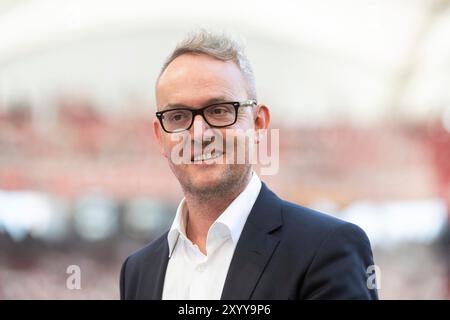 Alexander Wehrle (VfB Stuttgart, Vorstandsvorsitzender), GER, VfB Stuttgart (VFB) vs FSV Mainz 05 (M05), Fussball-Bundesliga, 2. Spieltag, Saison 2024/2025, 31.08.2024 DFB/DFL-Vorschriften verbieten jede Verwendung von Fotografien als Bildsequenzen und/oder Quasi-Video Foto: Eibner-Pressefoto/Michael Memmler Stockfoto