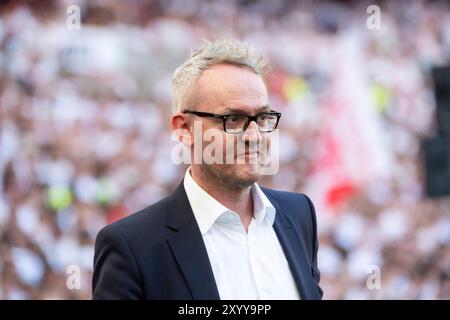 Alexander Wehrle (VfB Stuttgart, Vorstandsvorsitzender), GER, VfB Stuttgart (VFB) vs FSV Mainz 05 (M05), Fussball-Bundesliga, 2. Spieltag, Saison 2024/2025, 31.08.2024 DFB/DFL-Vorschriften verbieten jede Verwendung von Fotografien als Bildsequenzen und/oder Quasi-Video Foto: Eibner-Pressefoto/Michael Memmler Stockfoto