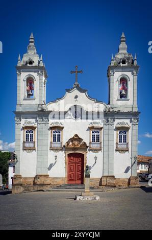 Nossa Senhora do Rosario Church, Sao Joao del Rei, Minas Gerais, Brasilien Stockfoto