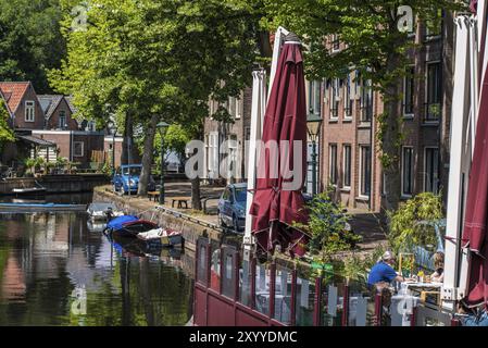 Alkmaar, niederlande. Juni 2021. Stadtbild von Alkmaar in Nordholland, Niederlande. Stockfoto