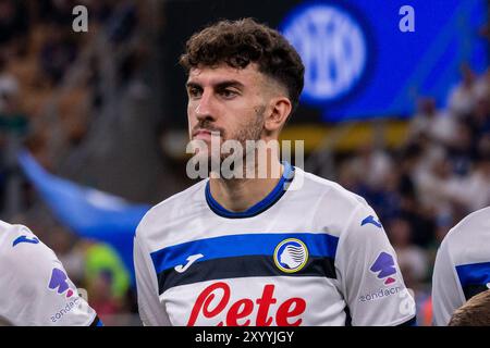 Mailand, Italien - August 30 2024 - Inter vs Atalanta Serie A - ruggeri matteo atalanta Credit: Kines Milano/Alamy Live News Stockfoto