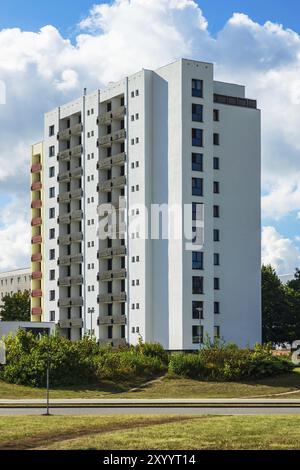 Gebäude in der Hansestadt Rostock Stockfoto