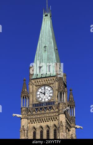 Peace Tower in Ottawa Stockfoto