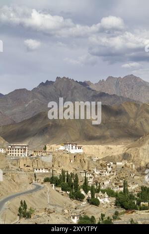 Das Lamayuru-Kloster in Ladakh, Indien, Asien Stockfoto