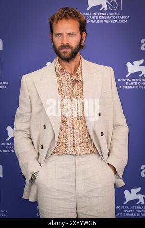 Venedig Lido, Italien. 31. August 2024. Alessandro Borghi nimmt am 81 31. August 2024 im Palazzo del Casino in Venedig Teil. (Foto: Daniele Cifala/NurPhoto) Credit: NurPhoto SRL/Alamy Live News Stockfoto