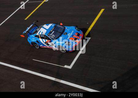 Monza, Italien. 31. August 2024. #19 Lirim Zendeli (D, Ombra), Porsche Mobil 1 Supercup beim Autodromo Nazionale Monza am 31. August 2024 in Monza, Italien. (Foto von HOCH ZWEI) Credit: dpa/Alamy Live News Stockfoto